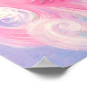 Wamono Japans meisje met Kawaii Kitten ~ Poster (Hoek)