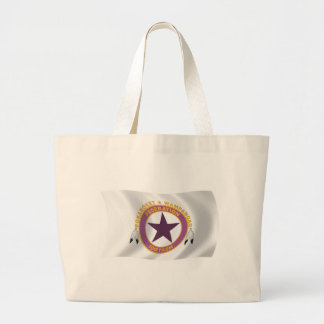 Wampanoag Stam Vlag Boodschappentas Grote Tote Bag