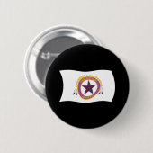 Wampanoag Stam Vlag Knop Ronde Button 5,7 Cm (Voorkant /achterkant)