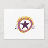 Wampanoag Tribe Flag Briefkaart (Voorkant)