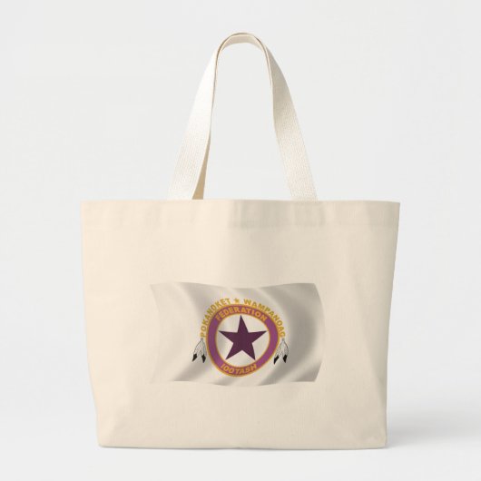 Wampanoag Tribe Flag Canvas tas (Voorkant)