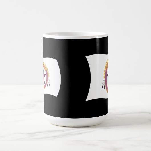 Wampanoag Tribe Flag Mok (Center)