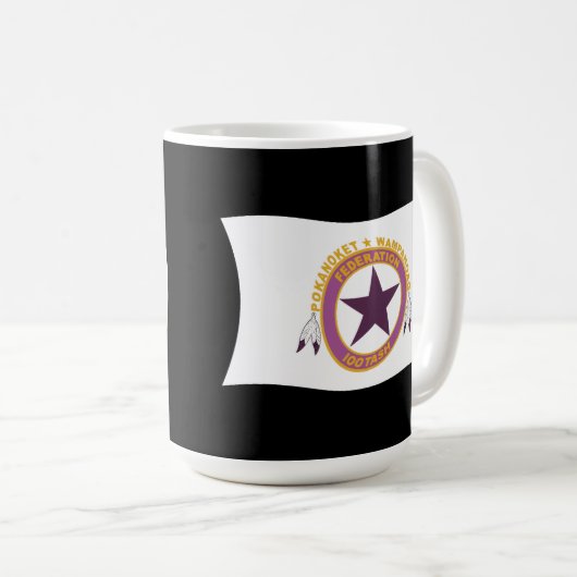 Wampanoag Tribe Flag Mok (Voorkant rechts)