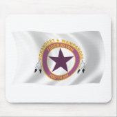 Wampanoag Tribe Flag Mousepad Muismat (Voorkant)