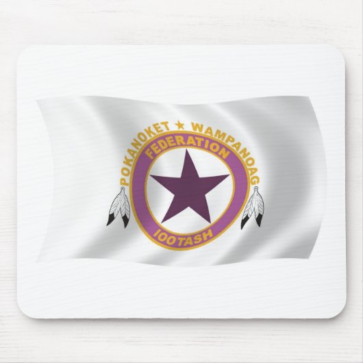 Wampanoag Tribe Flag Mousepad Muismat (Voorkant)