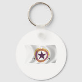 Wampanoag Tribe Flag Sleutelhanger (Voorkant)