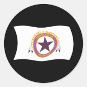 Wampanoag Tribe Flag Sticker (Voorkant)