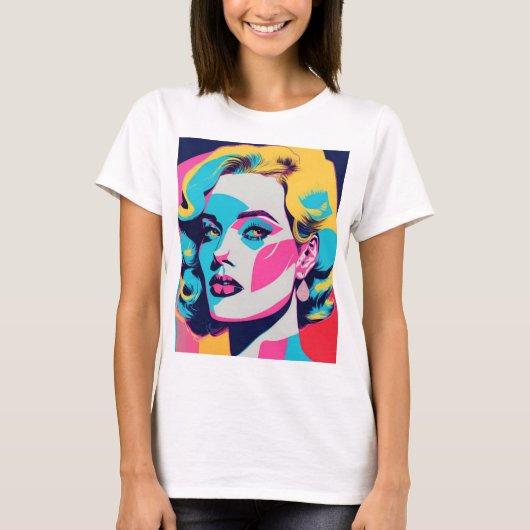 Wan Kleding, pop art T-shirt (Voorkant)