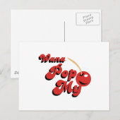 Wana Pop Mijn Cheery Briefkaart (Voorkant / Achterkant)