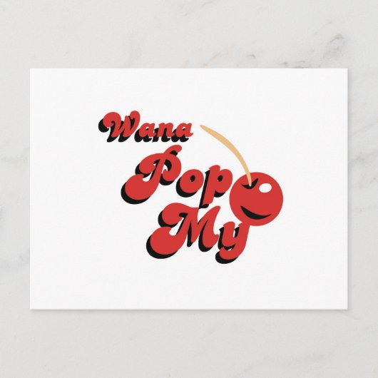 Wana Pop Mijn Cheery Briefkaart (Voorkant)