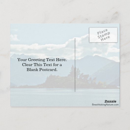 Wanaka Briefkaart (Achterkant)