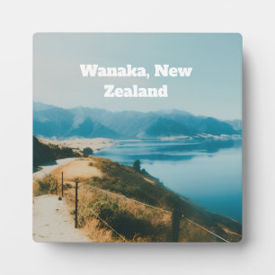 Wanaka-meer, Zuidereiland, Nieuw-Zeeland Fotoplaat