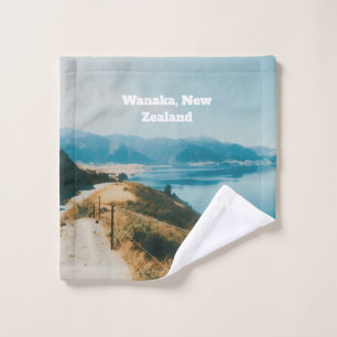 Wanaka-meer, Zuidereiland, Nieuw-Zeeland Washandje
