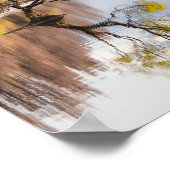 Wanaka Natuur in het najaar van de boom Poster (Hoek)