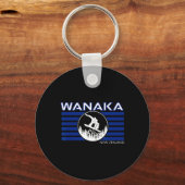 Wanaka New Zealand Snowboarding New Zealander Snow Sleutelhanger (Voorkant)