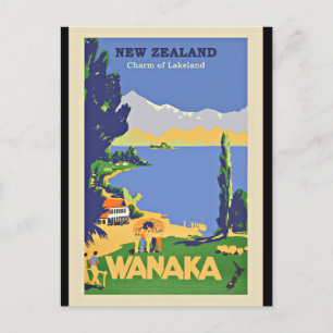 Wanaka, Nieuw-Zeeland Briefkaart