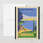 Wanaka, Nieuw-Zeeland Briefkaart (Voorkant / Achterkant)