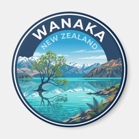 Wanaka Nieuw-Zeeland Magneet (Voorkant)