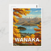Wanaka Nieuw-Zeeland Reizen Briefkaart (Voorkant / Achterkant)