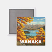 Wanaka Nieuw-Zeeland Reizen Magneet (Voorkant / Achterkant)