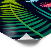 Wānaka Nieuw-Zeeland Retro Reisposter Kunst Perfect Poster (Hoek)