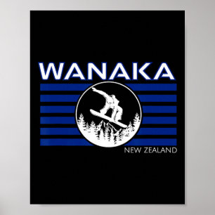 Wanaka Nieuw-Zeeland Snowboarden Nieuw-Zeelander S Poster
