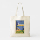 Wanaka, Nieuw-Zeelands Vintage Travel Poster Tote Bag (Achterkant)