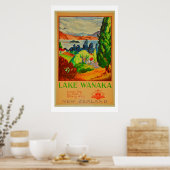  Wanaka Nieuw-Zeelandse reisposter Poster (Keuken)