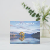 Wanaka Tree New Zealand Travel Briefkaart (Staand voorkant)