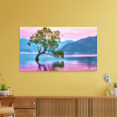 Wanaka Tree Nieuw-Zeeland Canvas Afdruk (Insitu (Woonkamer))