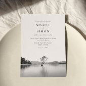 Wanaka Tree Waterverf Landschapsbruiloft Kaart