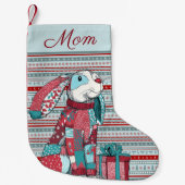 Wanbunny met fantasie kleine kerstsok (Voorkant)
