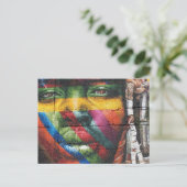 wand briefkaart (Staand voorkant)