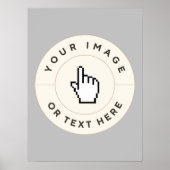 Wand Poster - Aangepast (voeg afbeelding/tekst toe (Voorkant)