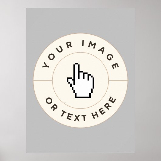 Wand Poster - Aangepast (voeg afbeelding/tekst toe (Voorkant)