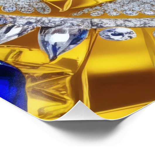 Wand poster met Roemeense kleuren Design (Hoek)