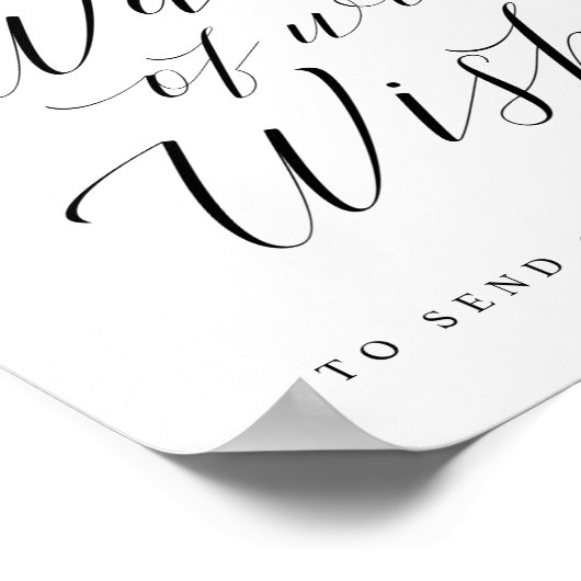 Wand Streamers sturen het signaal af voor calligra Poster (Hoek)