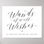Wand Streamers sturen het signaal af voor calligra Poster (Voorkant)