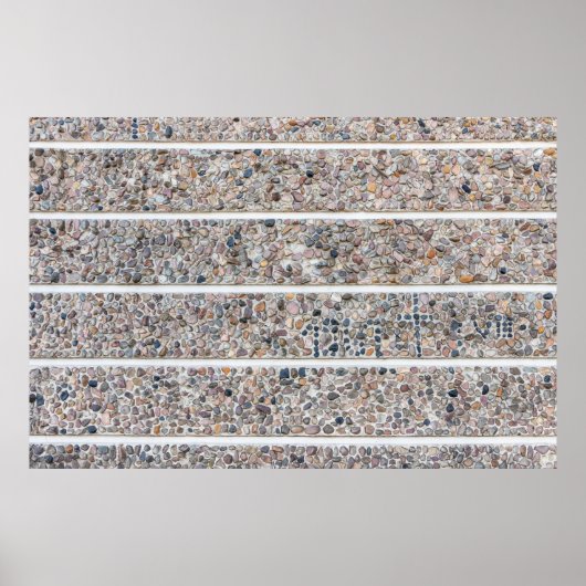 Wand van betonkegel poster (Voorkant)