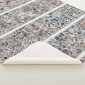 Wand van betonkegel sherpa deken (3/4)