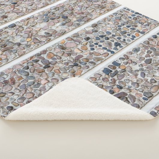 Wand van betonkegel sherpa deken (3/4)