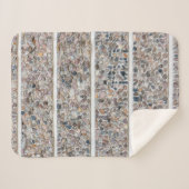 Wand van betonkegel sherpa deken (Voorkant (horizontaal))