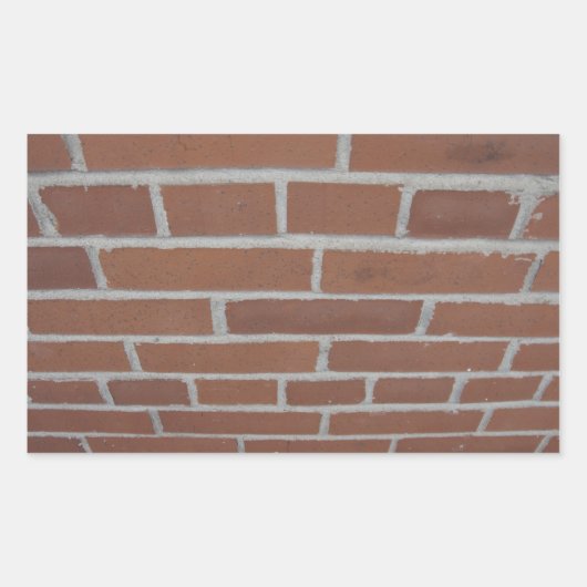 Wand van de slager rechthoekige sticker (Voorkant)