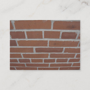 Wand van het Visitekaartje van Bricks