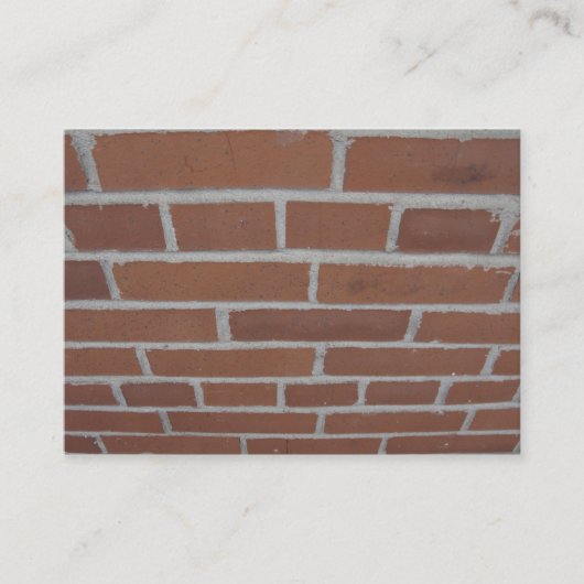 Wand van het Visitekaartje van Bricks (Voorkant)