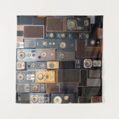 Wand van luidsprekers wandkleed (Voorkant (horizontaal))