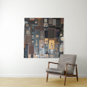 Wand van luidsprekers wandkleed (In situ)