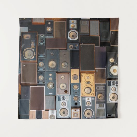 Wand van luidsprekers wandkleed (Voorkant)