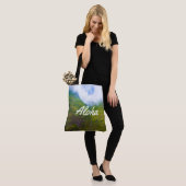 Wand van tranen, berg Waialeale, Hawaiian Beach Ba Tote Bag (Op model)