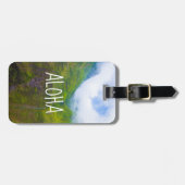 Wand van tranen, Mount Waialeale, Kauai, Hawaii Bagagelabel (Voorkant horizontaal)